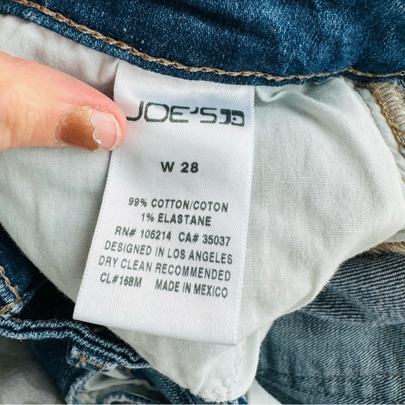 Joe's Jeans Raw-Hem Boyfriend Bermuda Short woman’s 28 - Picture 9 of 10